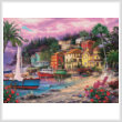 cross stitch pattern On Golden Shores