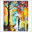 cross stitch pattern Rainy Wedding (Crop)