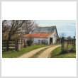 cross stitch pattern Rustic Barn (Left)