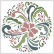 cross stitch pattern Rosemaling 8