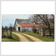cross stitch pattern Rustic Barn