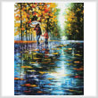 cross stitch pattern Stroll in Autumn Park (Large)