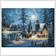 cross stitch pattern Silent Night