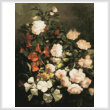 cross stitch pattern Spray of Flowers