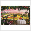 cross stitch pattern Tuscany Hills