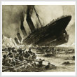 cross stitch pattern Titanic Sinking (Crop)