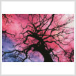 cross stitch pattern Twilight Tree
