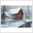 cross stitch pattern Winter Magic (Crop)