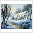 cross stitch pattern Winter Frolic
