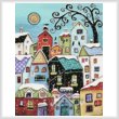 cross stitch pattern Winter City