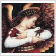 cross stitch pattern The Angel and the Dove (Crop)