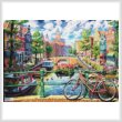 cross stitch pattern Amsterdam Canal