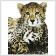 cross stitch pattern Baby Cheetah (No Background)