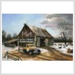 cross stitch pattern The Barn Painters (Large)