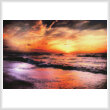 cross stitch pattern Colourful Sunset 2