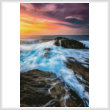 cross stitch pattern East Coast Light Flow