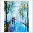cross stitch pattern Foggy Stroll (Crop)