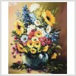 cross stitch pattern Flowers Painted with Summer