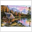 cross stitch pattern The Fishing Hut (Large)