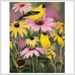 cross stitch pattern Golden Finches