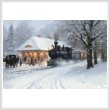 cross stitch pattern Homecoming Train (Large)