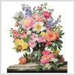 cross stitch pattern June Flowers in Radiance (Large) No Back