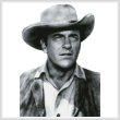 cross stitch pattern James Arness