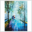 cross stitch pattern Mini Foggy Stroll