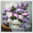 cross stitch pattern Mini Lilac Romance
