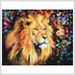 cross stitch pattern Mini Lion of Zion