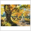 cross stitch pattern Morning Run (Large)