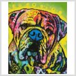 cross stitch pattern Mini Hey Bulldog