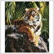 cross stitch pattern Mini Sumatran Tigress