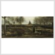 cross stitch pattern The Parsonage Garden at Nuenen (Large)