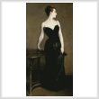 cross stitch pattern Portrait of Madame X