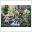 cross stitch pattern Summertime Mill