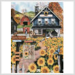 cross stitch pattern The Sunflower Inn