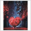 cross stitch pattern Valentine Heart Tree