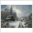 cross stitch pattern Winter Homeplace (Large)