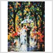 cross stitch pattern Wedding under the Rain (Large)