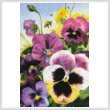 cross stitch pattern Big Bold Pansy (Large)