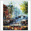cross stitch pattern Bicycle in Amsterdam