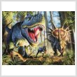 cross stitch pattern Dinos