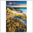 cross stitch pattern Evening Light on Uig Bay