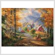 cross stitch pattern Fall Memories