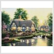 cross stitch pattern Great Cottage Walkway (Large)