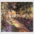 cross stitch pattern Garden Path at Giverny