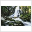 cross stitch pattern Gollinger Waterfall