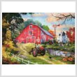 cross stitch pattern Homestead Farm