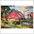 cross stitch pattern Homestead Farm (Large)